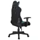 Игровое кресло  "GT Racer GM-100", две подушки, ткань, черное/голубое, 531818. Фото товара с разных ракурсов.