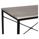 Стол на металлокаркасе BRABIX LOFT CD-005, 1200х520х1200 мм, 3 полки, цвет дуб антик, 641222. Фото товара с разных ракурсов.